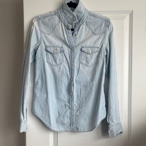 GAP Light Blue Denim Shirt